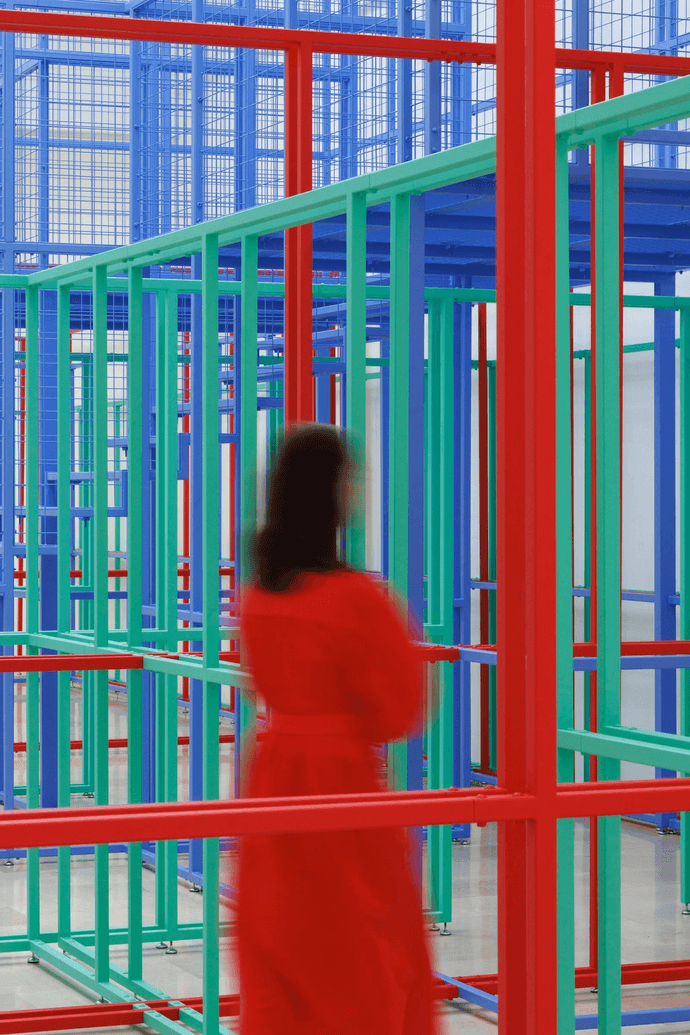 Exhibition view of the installation 'Datament'